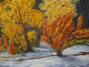 Vincent' s First Snow, 30" x 40"