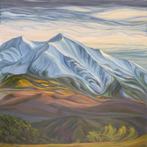 Sopris Fall Evening, 20" x 20"