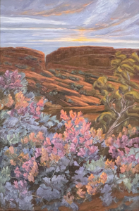 Barberry Sundown, 36" x 24"