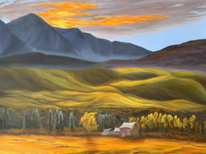 Monastery Evening, 30" x 40"