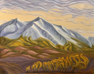 Sopris Fall Evening Four, 24" x 30"